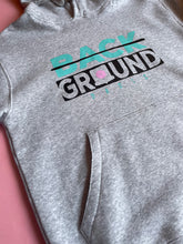 Charger l'image dans la galerie, Hoodie gris logo Background