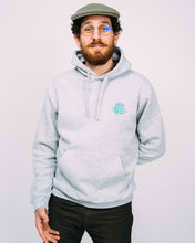 Charger l'image dans la galerie, Hoodie gris tags équipe Background