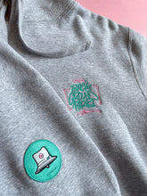 Charger l'image dans la galerie, Hoodie gris tags équipe Background