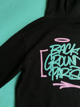 Charger l'image dans la galerie, Hoodie noir bob Background